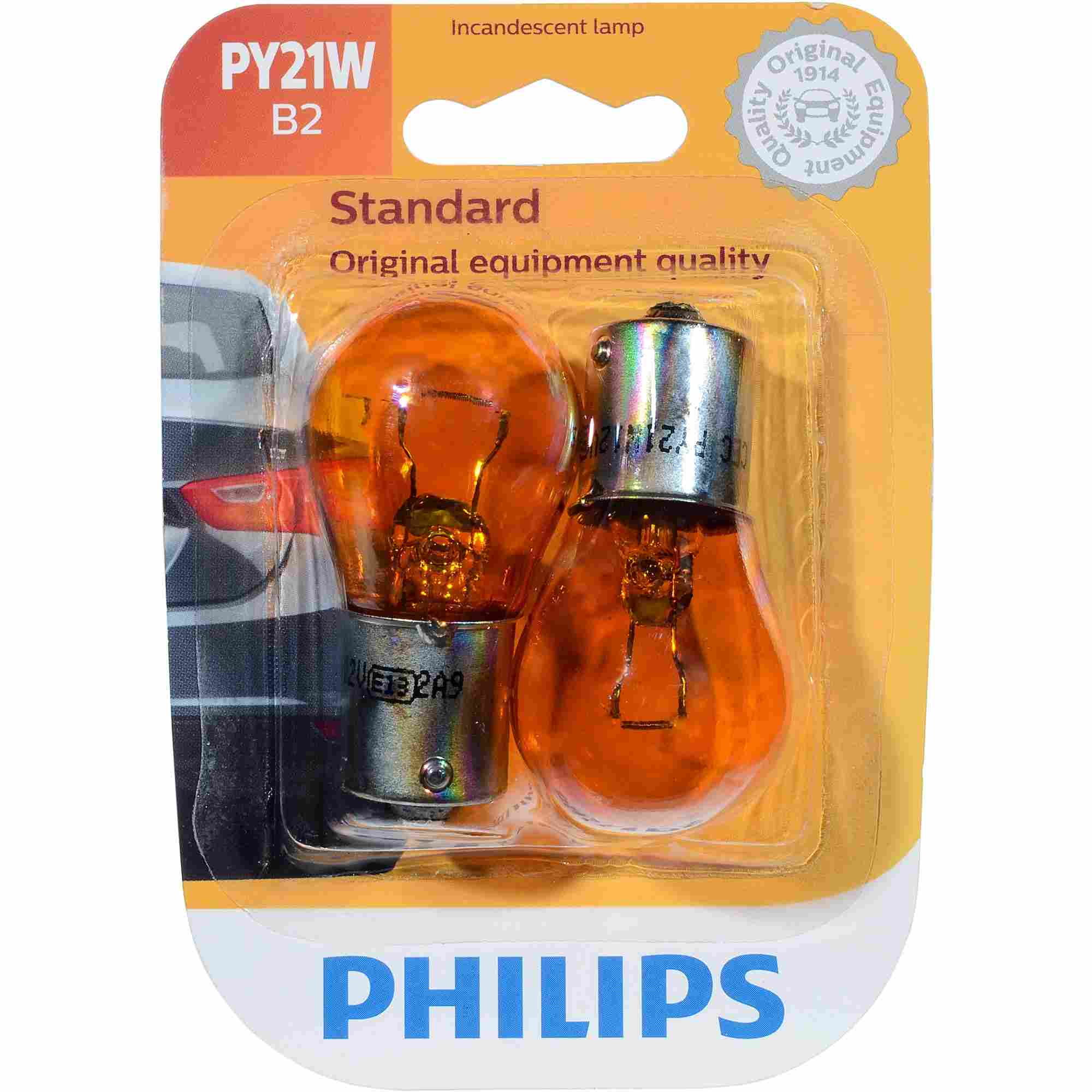 Philips Turn Signal Light Bulb PY21WB2