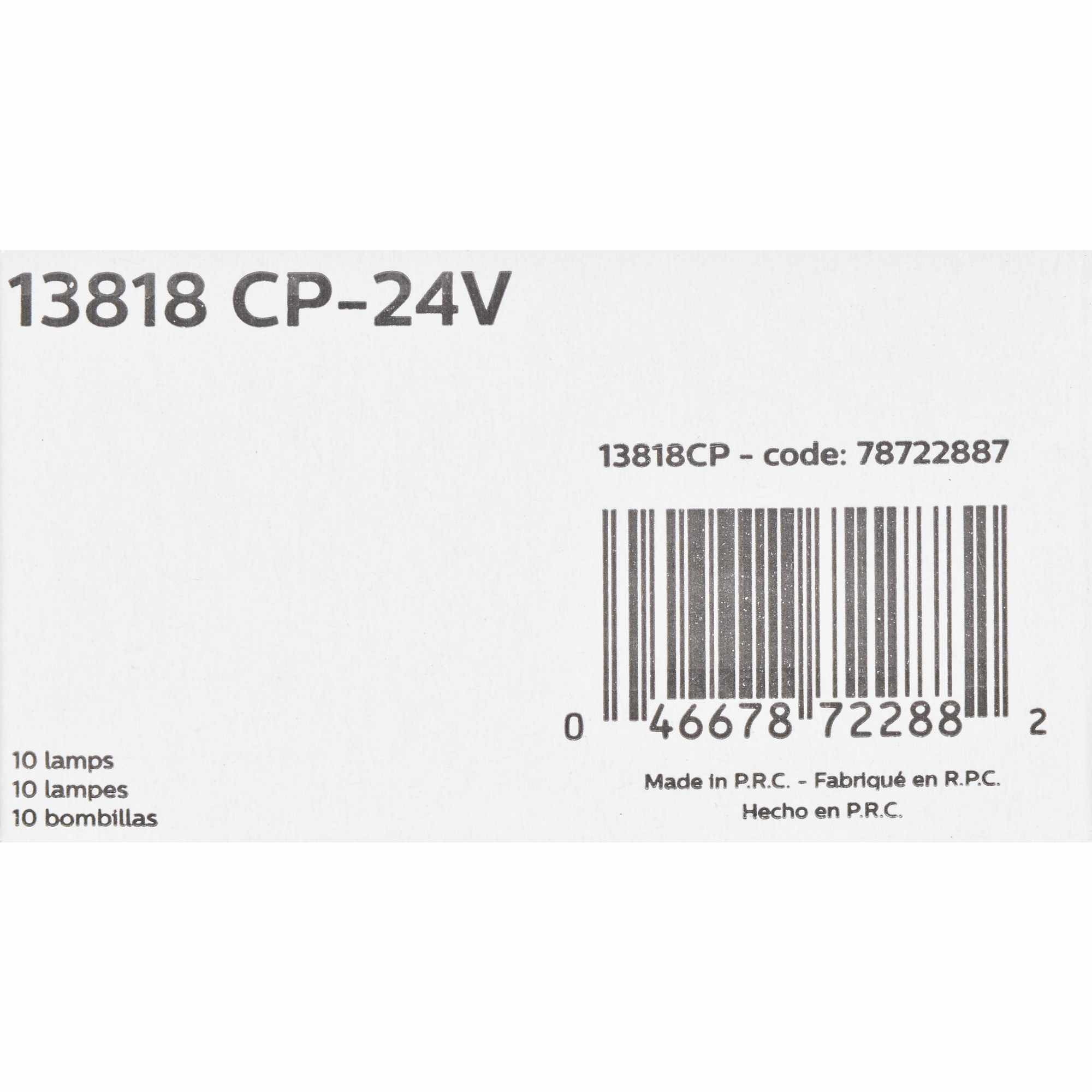 Philips Turn Signal Light Bulb R10WCP-24V