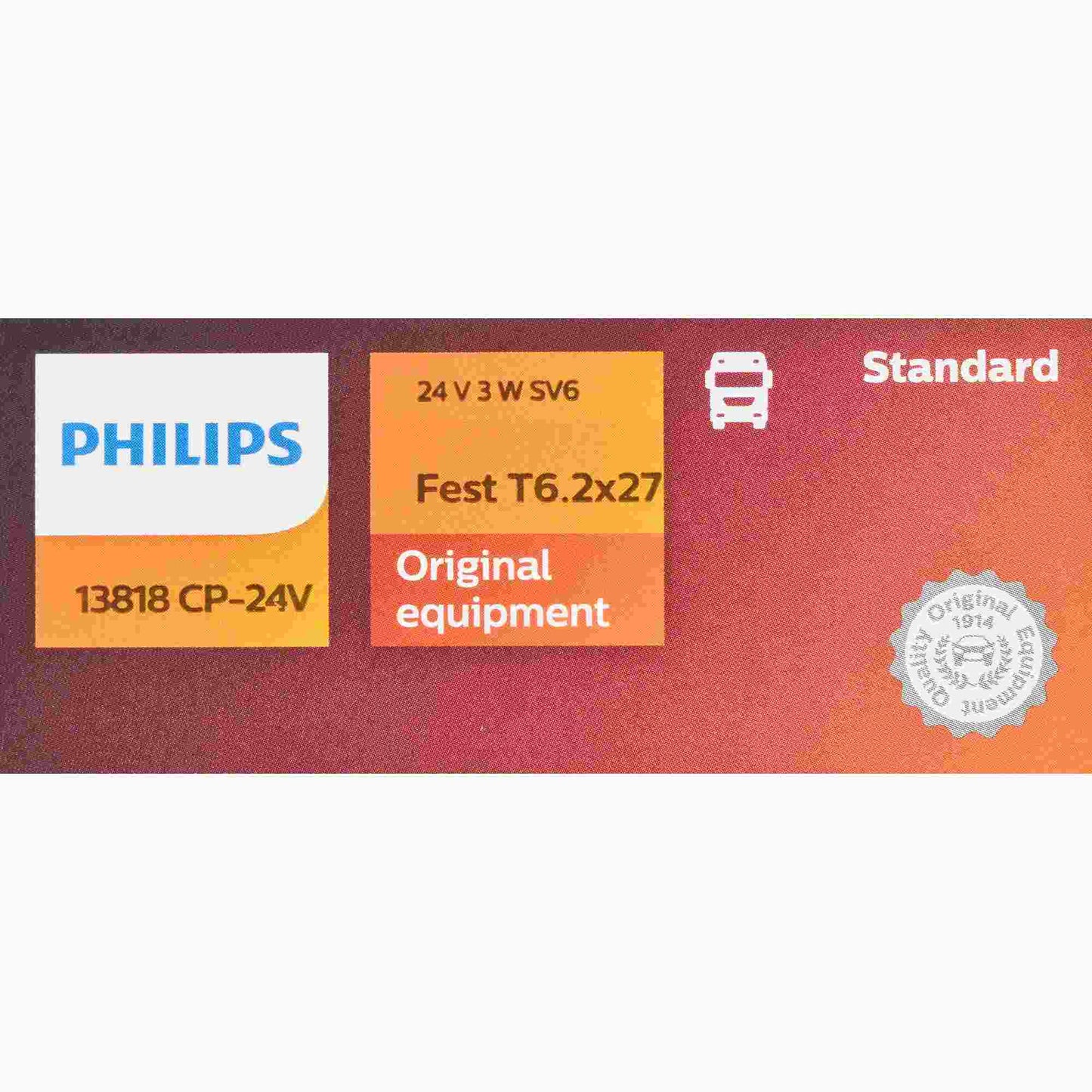 Philips Turn Signal Light Bulb R10WCP-24V