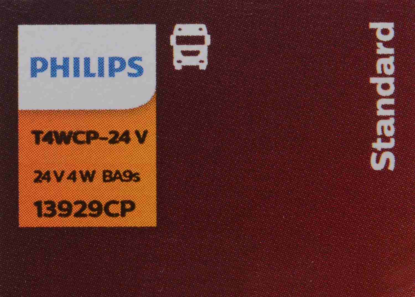 Philips Turn Signal / Parking Light Bulb T4WCP-24V
