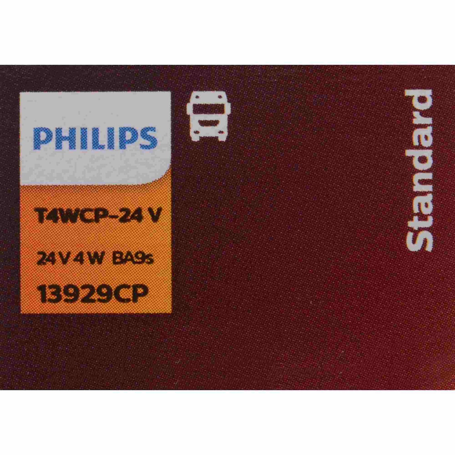 Philips Turn Signal / Parking Light Bulb T4WCP-24V