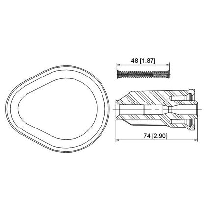 PRENCO Direct Ignition Coil Boot 36-2016