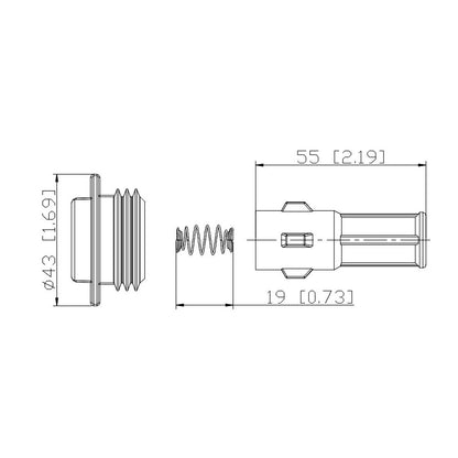 PRENCO Direct Ignition Coil Boot 36-2115