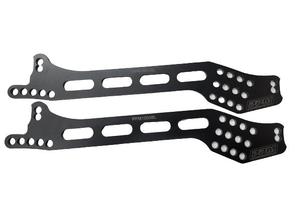 PPM RACING PRODUCTS Bracket 4 Bar Longhorn LR .250in Alum Pair Suspension and Components Bushings and Mounts main image