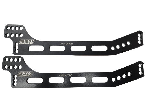 PPM RACING PRODUCTS Bracket 4 Bar Longhorn RR .250in Alum Pair Suspension and Components Bushings and Mounts main image