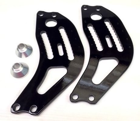 PPM RACING PRODUCTS Bracket Panhard Frame Longhorn .50in Alum Pair Suspension and Components Bushings and Mounts main image