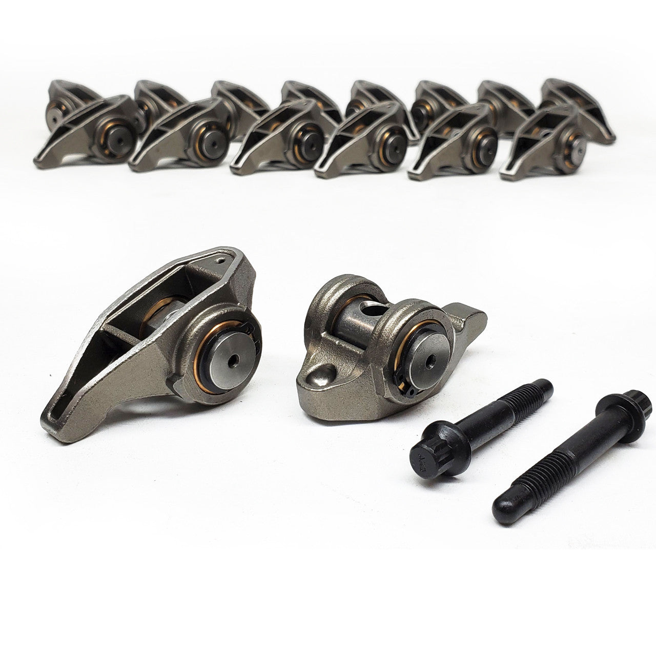 PRW Industries, Inc. GM LS Rocker Arm Set1.7 Ratio 8mm  Alloy Steel Camshafts and Valvetrain Rocker Arms and Components main image