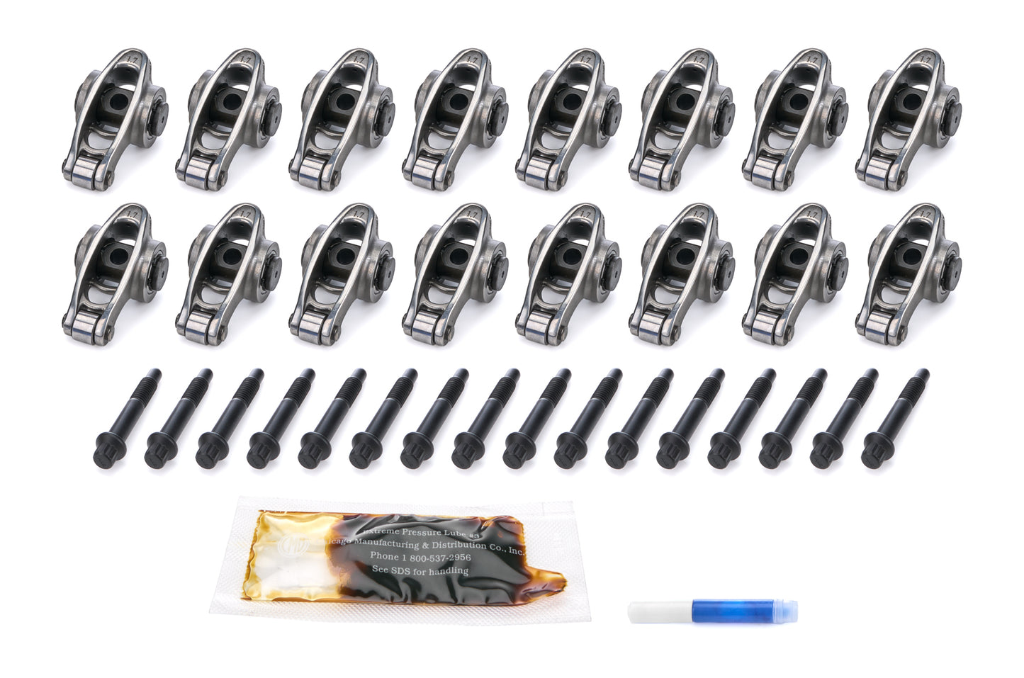 PRW INDUSTRIES INC. GM LS S/S Roller Rocker Arms - 1.7 Ratio Engines and Components Camshafts and Valvetrain main image