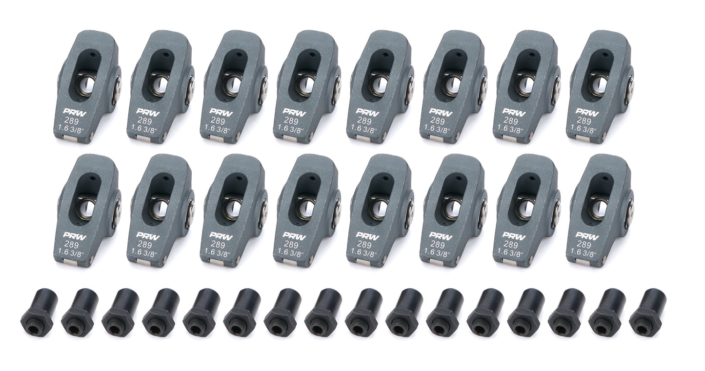 PRW INDUSTRIES INC. SBF Roller Rocker Arms - 1.6 Ratio 3/8 Stud Engines and Components Camshafts and Valvetrain main image