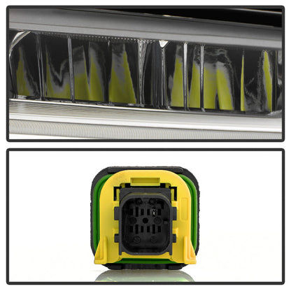 SPYDER 16-18 Audi A6 Right LED Headlight (PRO-JH-AA616-FLED-OE-R) 9959134