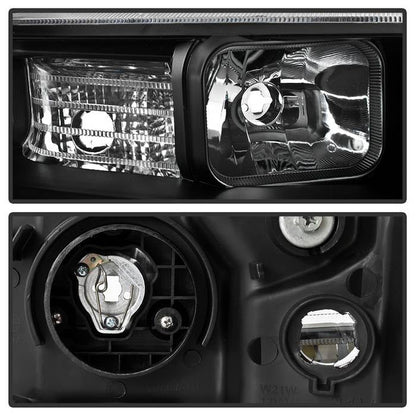 SPYDER xTune 04-08 Acura TSX LED Light Bar Projector Headlights - Black (PRO-JH-ATSX04-LB-BK) 9043116