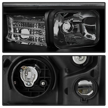 SPYDER xTune 04-08 Acura TSX LED Light Bar Projector Headlights - Smoked (PRO-JH-ATSX04-LB-BSM) 9043123