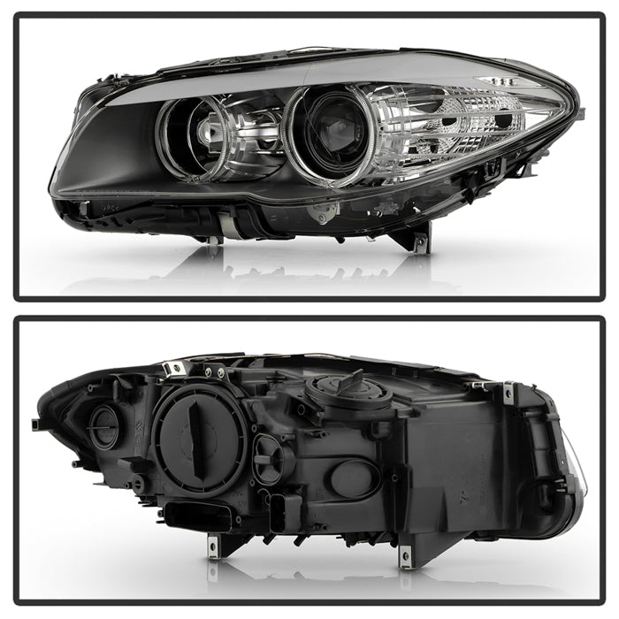 SPYDER 11-13 BMW 528i/535i OE Left Halogen w/ LED Halo Projector Headlight (PRO-JH-BF1011-H-OE-L) 9959295
