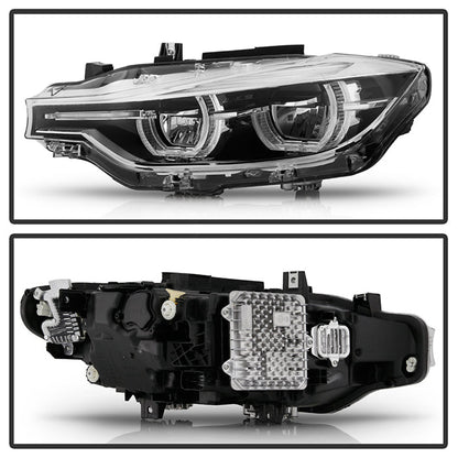 SPYDER BMW F30 3 Series 4Dr LED Projector Headlights Chrome PRO-JH-BF3012H-4D-LED-C 9948534