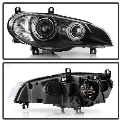 SPYDER xTune 07-10 BMW X5 Passenger Side HID AFS Projector Headlights - OEM Right (PRO-JH-BX507-AFS-OE-R) 9943829