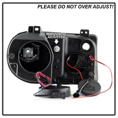 SPYDER Xtune Chrysler 300C 05-10 ( Not 300 ) Halo Projector Headlights Black PRO-JH-C300C-LED-BK 9027734