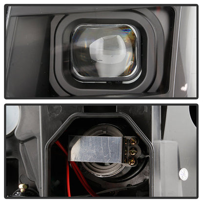 SPYDER xTune Cadillac Escalade 07-14 LED Headlights | Black Housing | PRO-JH-CAES07-LB-BK