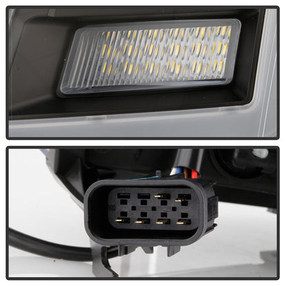 SPYDER xTune Cadillac Escalade 07-14 LED Headlights | Black Housing | PRO-JH-CAES07-LB-BK