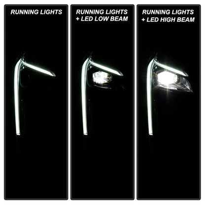 SPYDER xTune 19-22 Cadillac XT4 Full LED Projector Headlight - OE Right (PRO-JH-CAXT419-FLED-OE-R) 9951725