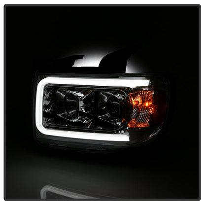 SPYDER xTune 15-19 Chevrolet Canyon Projector Headlights w/ DRL Tube - Chrome - PRO-JH-CCO15-LB-C 9047466