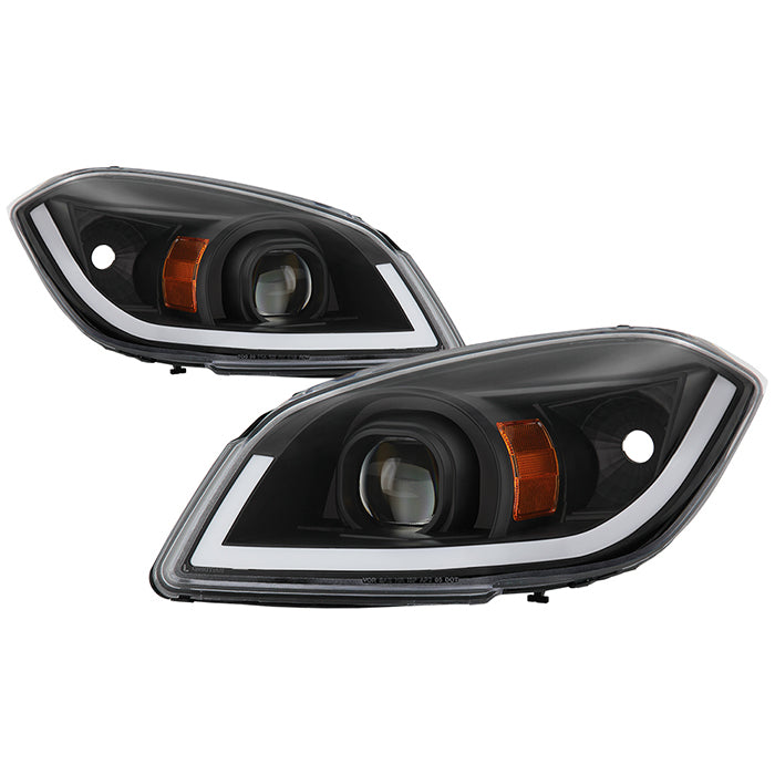 SPYDER xTune 05-10 Chevy Cobalt DRL Light Bar Projector Headlights Black PRO-JH-CCOB05-LBBRL-BK 9046780