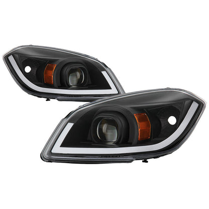 SPYDER xTune 05-10 Chevy Cobalt DRL Light Bar Projector Headlights Black PRO-JH-CCOB05-LBBRL-BK 9046780
