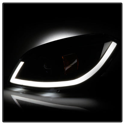 SPYDER xTune 05-10 Chevy Cobalt DRL Light Bar Projector Headlights Black PRO-JH-CCOB05-LBBRL-BK 9046780