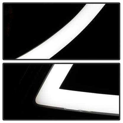 SPYDER xTune 05-10 Chevy Cobalt DRL Light Bar Projector Headlights Black PRO-JH-CCOB05-LBBRL-BK 9046780