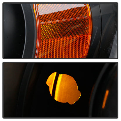 SPYDER xTune 05-10 Chevy Cobalt DRL Light Bar Projector Headlights Black PRO-JH-CCOB05-LBBRL-BK 9046780