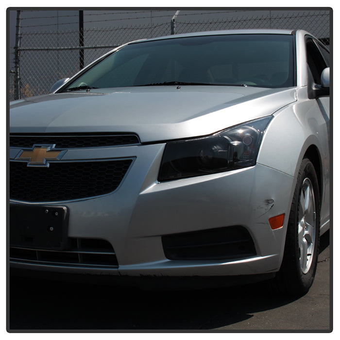 SPYDER Xtune Chevy Cruze 11-14 Projector Headlights - Black (PRO-JH-CCRZ11-BK) 9046162