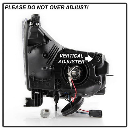 SPYDER Xtune Chevy Cruze 11-14 Projector Headlights - Black (PRO-JH-CCRZ11-BK) 9046162