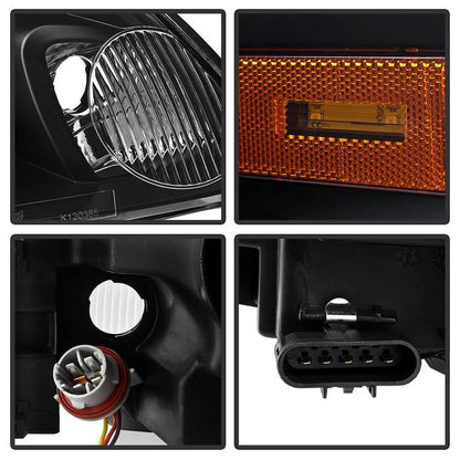 SPYDER xTune 06-13 Chevrolet Impala LED Light Bar Headlights - Black (PRO-JH-CIM06-LB-BK) 9042232