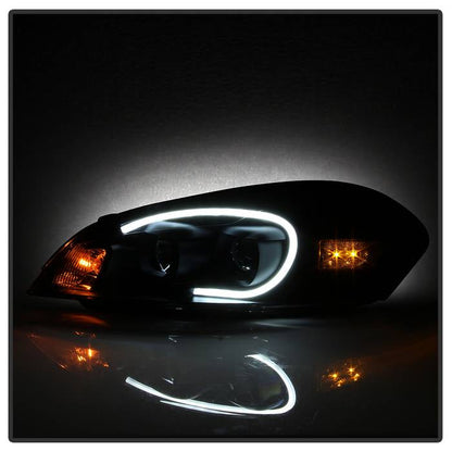 SPYDER xTune 06-13 Chevrolet Impala LED Light Bar Headlights - Black (PRO-JH-CIM06-LB-BK) 9042232