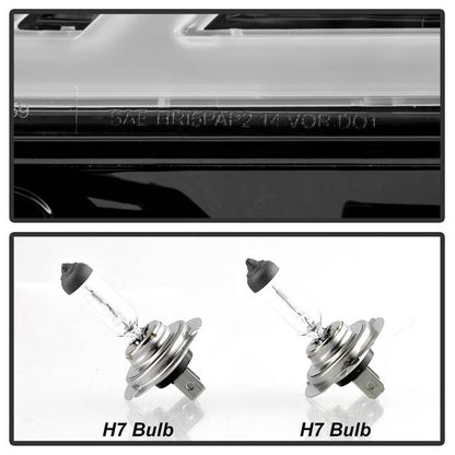 SPYDER xTune 14-18 Chevy Impala (Excl Limited) DRL Halogen Proj Headlights - Blk (PRO-JH-CIM15-LB-BK) 9042874