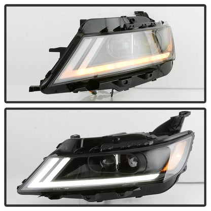 SPYDER xTune 14-18 Chevy Impala (Excl Limited) DRL Halogen Proj Headlights - Blk (PRO-JH-CIM15-LB-BK) 9042874