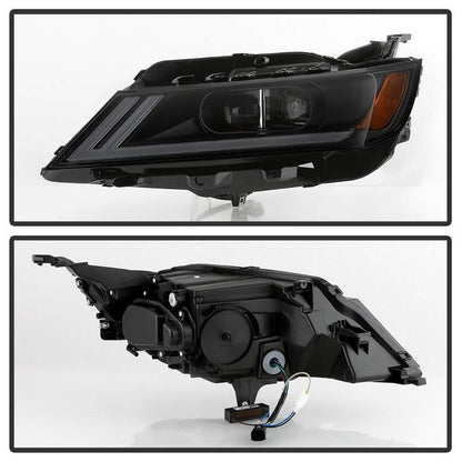 SPYDER xTune 14-18 Chevy Impala (Excl Limited) DRL Halogen Proj Headlights - Blk Smk (PRO-JH-CIM15-LB-BSM) 9042881