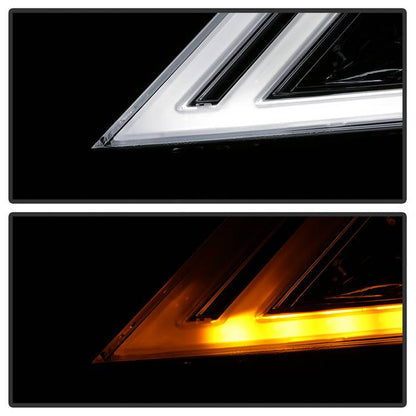 SPYDER xTune 14-18 Chevy Impala (Excl Limited) DRL Halogen Proj Headlights - Chrm (PRO-JH-CIM15-LB-C) 9042898