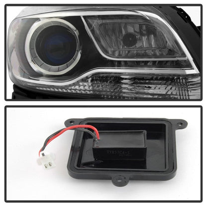 SPYDER xTune 13-15 Chevrolet Malibu OEM Projector Halogen Headlights - Black (PRO-JH-CM14-AM-BK) 9942341