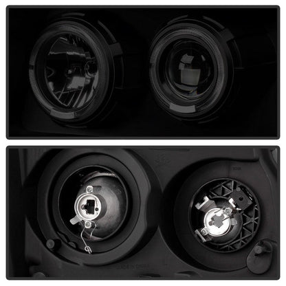 SPYDER Xtune Chevy Suburban 1500/2500 07-14 Halo Projector w/LED Headlights Smoked PRO-JH-CSUB07-LED-BSM 9030307
