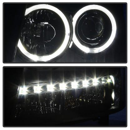 SPYDER Xtune Chevy Suburban 1500/2500 07-14 Halo Projector w/LED Headlights Smoked PRO-JH-CSUB07-LED-BSM 9030307