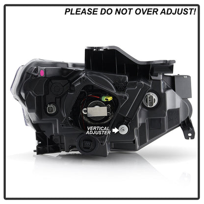 SPYDER 18-21 Chevy Traverse Xenon HID Models DRL LED Light Bar Projector Headlights - Black 9052811