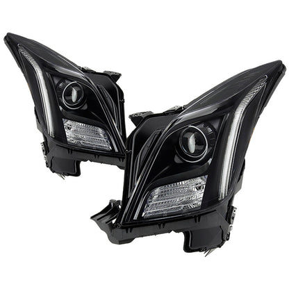 SPYDER xTune Cadillac XTS 13-17 Xenon non-AFS HID OE Projector Headlights PRO-JH-CXTS13-HID-BK 9945823