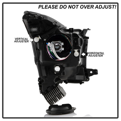 SPYDER xTune Cadillac XTS 13-17 Xenon non-AFS HID OE Projector Headlights PRO-JH-CXTS13-HID-BK 9945823