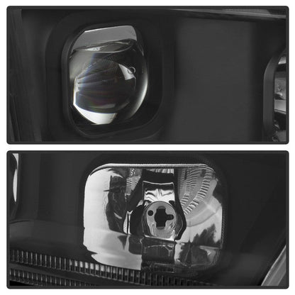 SPYDER xTune 11-14 Dodge Charger Projector Headlights - Halogen - DRL - Black (PRO-JH-DCHA11-LB-BK) 9041730
