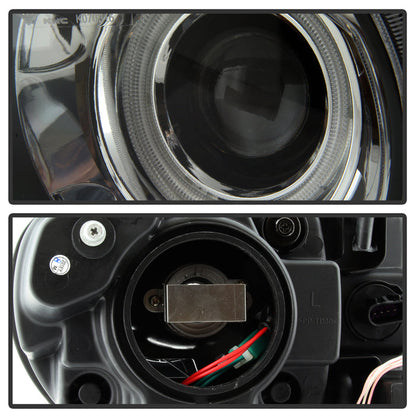 SPYDER xTune 08-14 Dodge Challenger CCFL Halo HID Projector Headlights - Black (PRO-JH-DCHAL08-CCFL-BK) 9036965