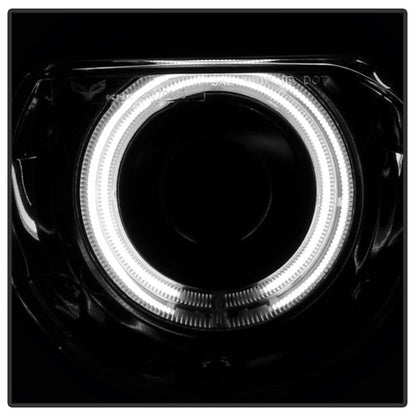 SPYDER xTune 08-14 Dodge Challenger CCFL Halo HID Projector Headlights - Black (PRO-JH-DCHAL08-CCFL-BK) 9036965