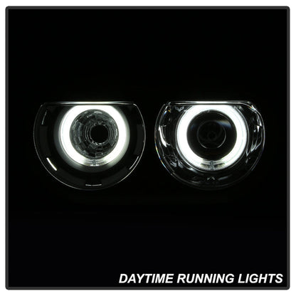 SPYDER xTune 08-14 Dodge Challenger CCFL Halo HID Projector Headlights - Black (PRO-JH-DCHAL08-CCFL-BK) 9036965