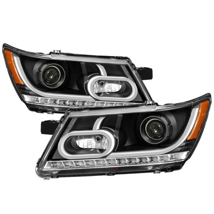 SPYDER xTune Dodge Journey 2009-2014 Light Bar DRL Projector - Black PRO-JH-DJ09-LBBRL-BK 9036620