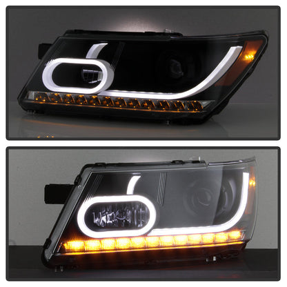 SPYDER xTune Dodge Journey 2009-2014 Light Bar DRL Projector - Black PRO-JH-DJ09-LBBRL-BK 9036620