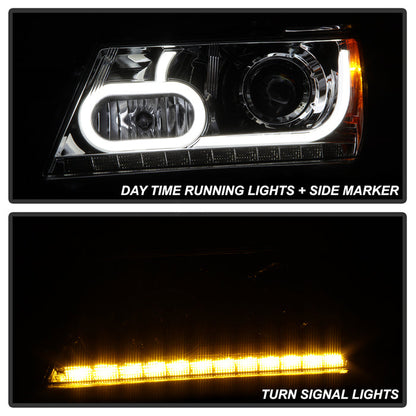 SPYDER xTune Dodge Journey 2009-2014 Light Bar DRL Projector - Black PRO-JH-DJ09-LBBRL-C 9036637